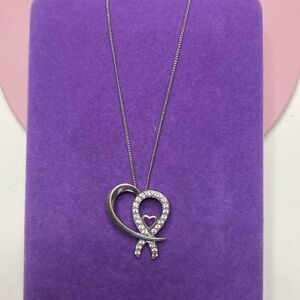 💛 Classic 925 CZ Heart Necklace